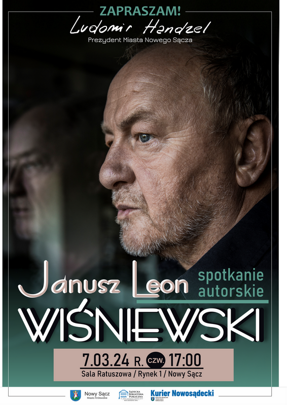 Spotkanie_Janusz-Leon-Wiśniewski_plakat